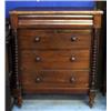 Image 1 : A c1890 Mahogany `Scotch` chest of four long