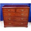 Image 1 : A Georgian Mahogany chest of two short and th