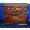 Image 1 : A Georgian Mahogany cross-banded chest of two