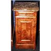 Image 1 : A good quality burr Walnut bedside cabinet wi