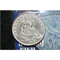 1861 COPY Confederate half dollar