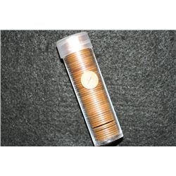 1925 Wheat Back penny, roll, VF