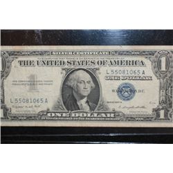 1957-A US Silver Certificate $1, Blue Seal, #L55081065A