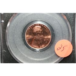 2010-D Shield penny, PCGS graded BU