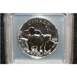 2011 Canada $5, .999 fine 1 oz. Bear, ICG graded MS66