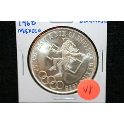 1968 Mexico Olympic 25 Pesos coin ley 0.720