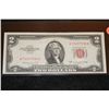 Image 1 : 1953-B US Note $2, Red Seal, #A73257596A