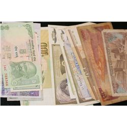 Foreign Bank Notes, various dates, conditions & denominations, lot of 20
