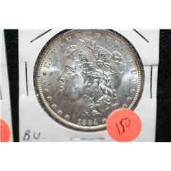 1884-O Silver Morgan $1, BU