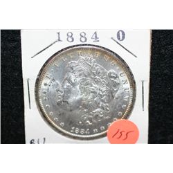 1884-O Silver Morgan $1, BU
