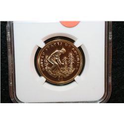 2009-S Sacagawea $1 Agriculture coin, NGC graded, PF69 Ultra Cameo