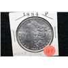 Image 1 : 1884 Silver Morgan $1, MS63