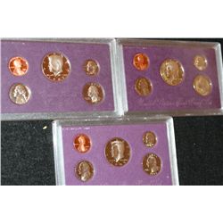1987-S US Mint Proof set, 1991-S US Mint Proof set & 1993-S US Mint Proof set, lot of 3