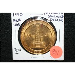 1940 Petroleum So-Called $1, Type I, HK#483