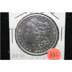 1882-S Silver Morgan $1, AU50