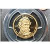 Image 1 : 2010-S James Buchanan $1 coin, First Strike, PCGS graded, PR69 DCAM
