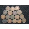 Image 1 : Indian Head penny, various dates & conditions, lot of 17