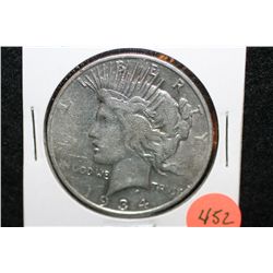 1934-D Peace $1
