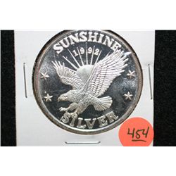 1992 Sunshine Mining Silver, .999 fine 1 oz.