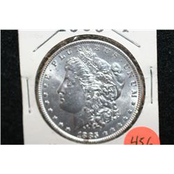 1885 Silver Morgan $1, MS60