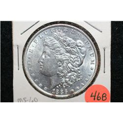 1886 Silver Morgan $1, MS60