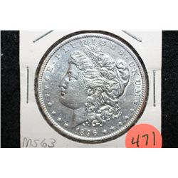 1896 Silver Morgan $1, MS63