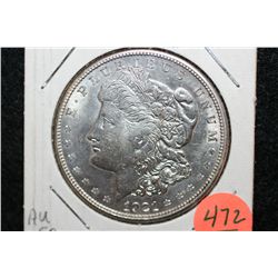 1921 Silver Morgan $1, AU50
