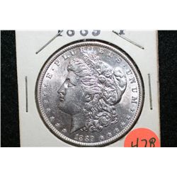 1889 Silver Morgan $1, MS63