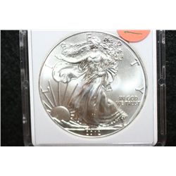 2012 Silver Eagle $1, MCPCG graded MS70