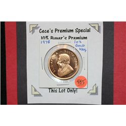 1978 South Africa Krugerrand 1 oz. fine Gold