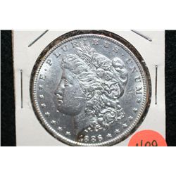 1886 Silver Morgan $1, MS60