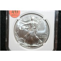 2011-S Silver Eagle $1,  NGC graded MS69