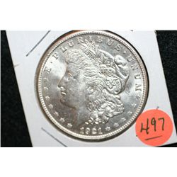 1921-S Silver Morgan $1, AU50