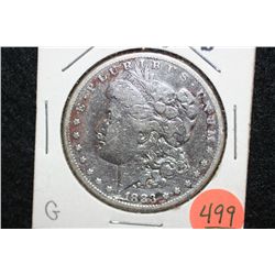 1883-S Silver Morgan $1, G