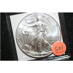 2012 Silver Eagle $1