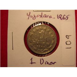 1965 Yugoslavia One Dinar