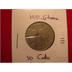 1991 Ghana 50 Cedis