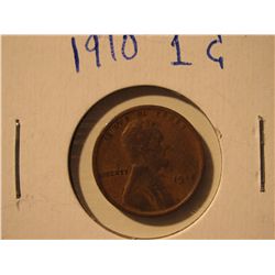 1910 One Lincoln Cent
