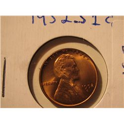 UNC 1952 -S Lincoln Penny