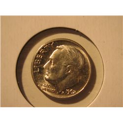 1962 UNC Silver Roosevelt Dime