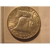 Image 2 : BU 1962 Silver Frankin Half Dollar