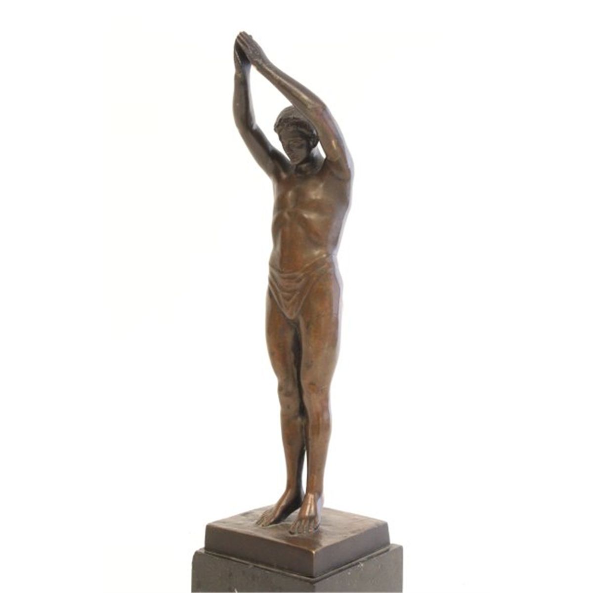 Art deco bronze sculpture "Swimmer"