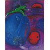 Image 1 : COLORFUL MARC CHAGALL RARE LITHOGRAPH LIQUIDATION SALE
