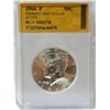 Image 1 : 1966 Kennedy  Silver Half Dollar  SGS SMS70