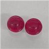 Image 1 : Pair 6ct Madagascar Red Ruby (2 pieces)