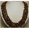 Image 1 : Unusual Multiple Strand Tiger Eye Nugget Necklace MWF17