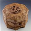 Image 1 : Handcarved Walnut Jewelry Box