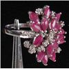 Image 3 : MWF1360 - Ruby and Diamond Ring