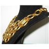 Image 2 : COUTURE MATTE GOLD HEAVY CHAIN LINK BIB NECKLACE MWF17