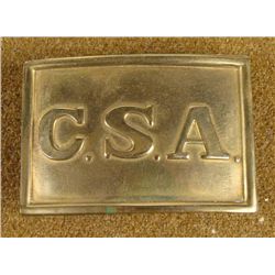 CSA CIVIL WAR CONFEDERATE BELT BUCKLE